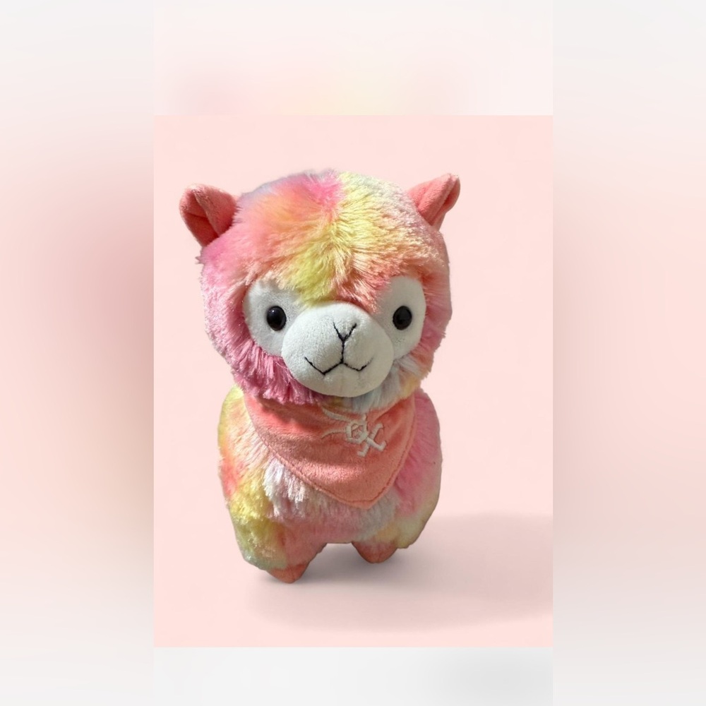 FOCO Multicolor Alpaca Plush Toy